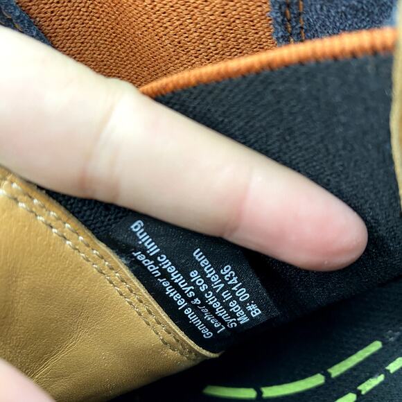 Blundstone Men's Navy Suede Orange Chelsea Boots - Picture 6 of 9